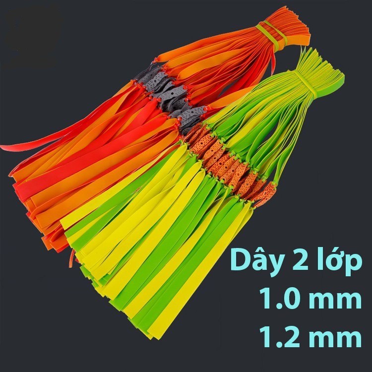 [BÁN CHẠY] DÂY NÁ CAO SU DẦY 2 LỚP trong bộ dây ná cao su 1mm giá rẻ