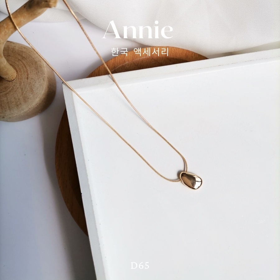 Dây chuyền vòng cổ hạt vàng sợi mảnh phong cách hàn quốc nữ tính ANNIE - D65