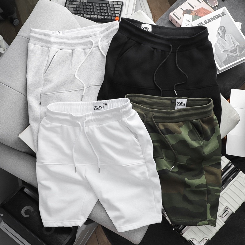 [VNXK] Quần Short Nỉ Zara Basic Jersey Short
