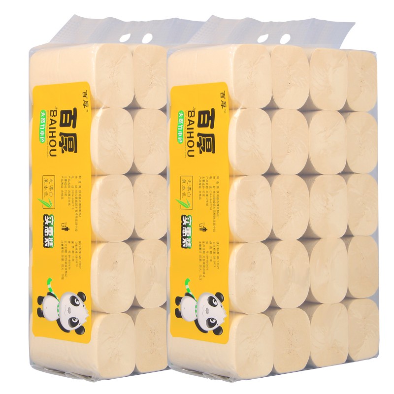 Giấy vệ sinh gấu trúc Sipao túi 36 cuộn