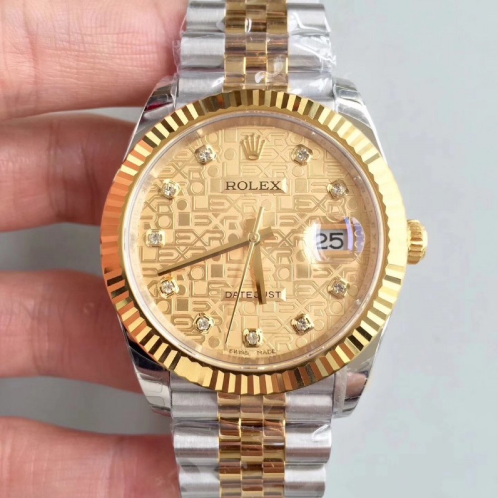 Đồng Hồ Nam R0lex Automatic Datejust 41 126333 Yellow Gold