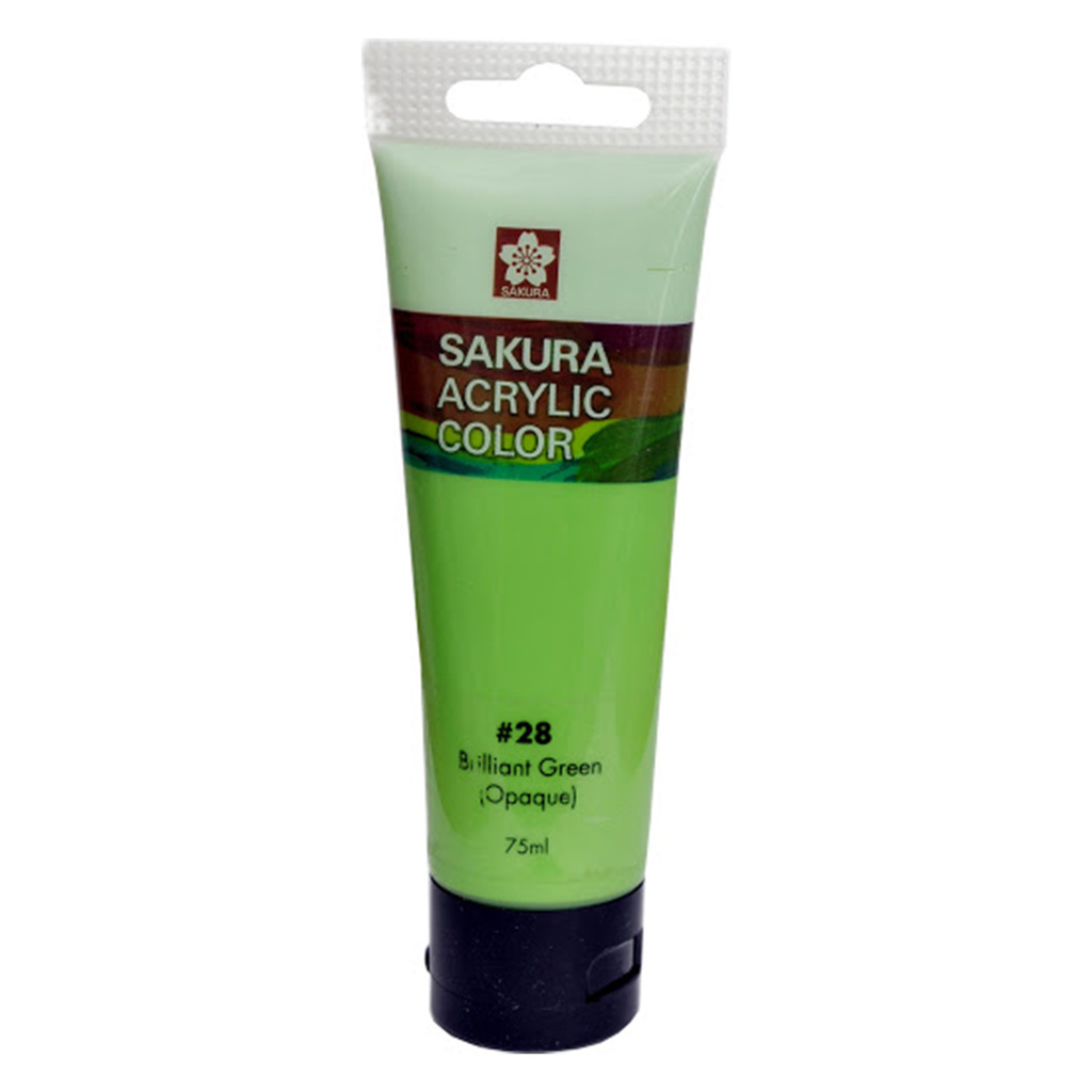 Màu Acrylic Sakura 20ML - BRILLIANT GREEN