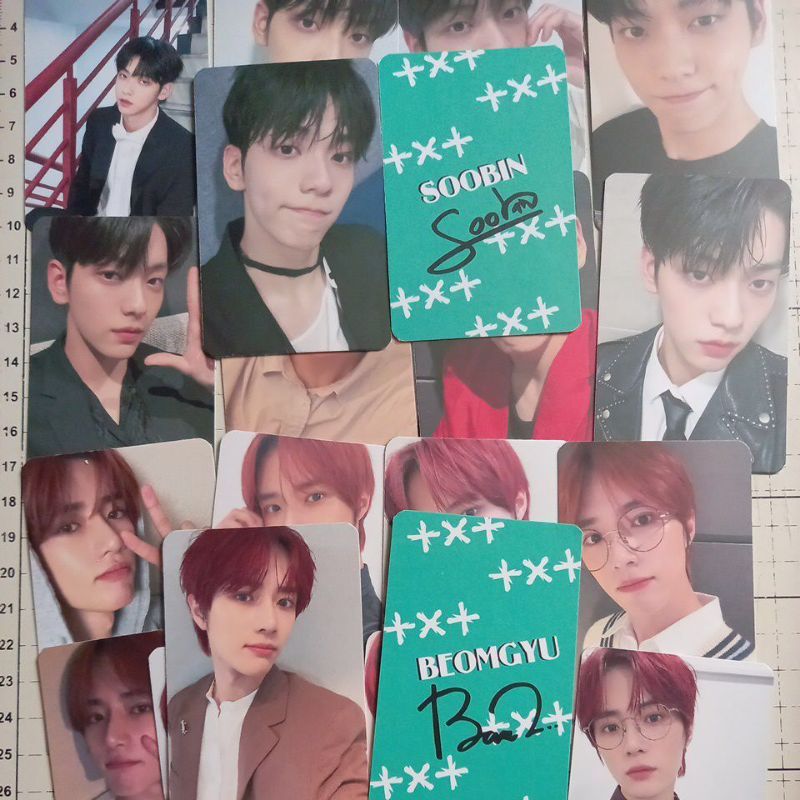 Set 10 card giấy bo góc ảnh thành viên nhóm TXT - Twitter cập nhật