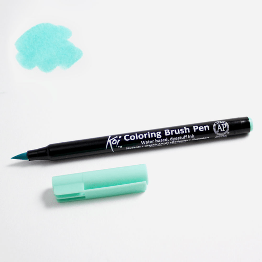 Bút Cọ Màu Koi Coloring Brush - PEACOCK GREEN - XBR#426