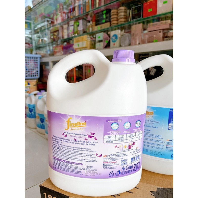 nước giặt xả thơm fineline 3000ml