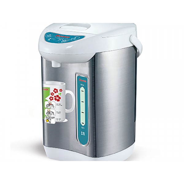 Bình thủy điện, bình nước giữ nhiệt Povena PVN - Dung tích 3.2 Lít- Công suất 750W đun sôi nhanh, tự động nấu lại nước
