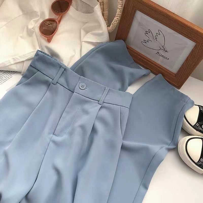 Quần Dài Lưng Cao Dáng Rộng Thiết Kế Mới Cho Nữ