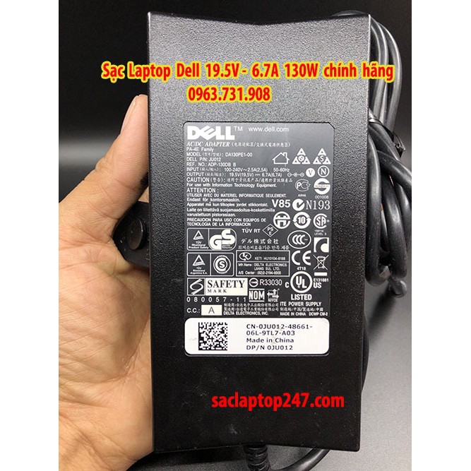 Sạc Laptop Dell XPS 17 L701X L702X 19.5V-6.7A ( 130w ) chính hãng