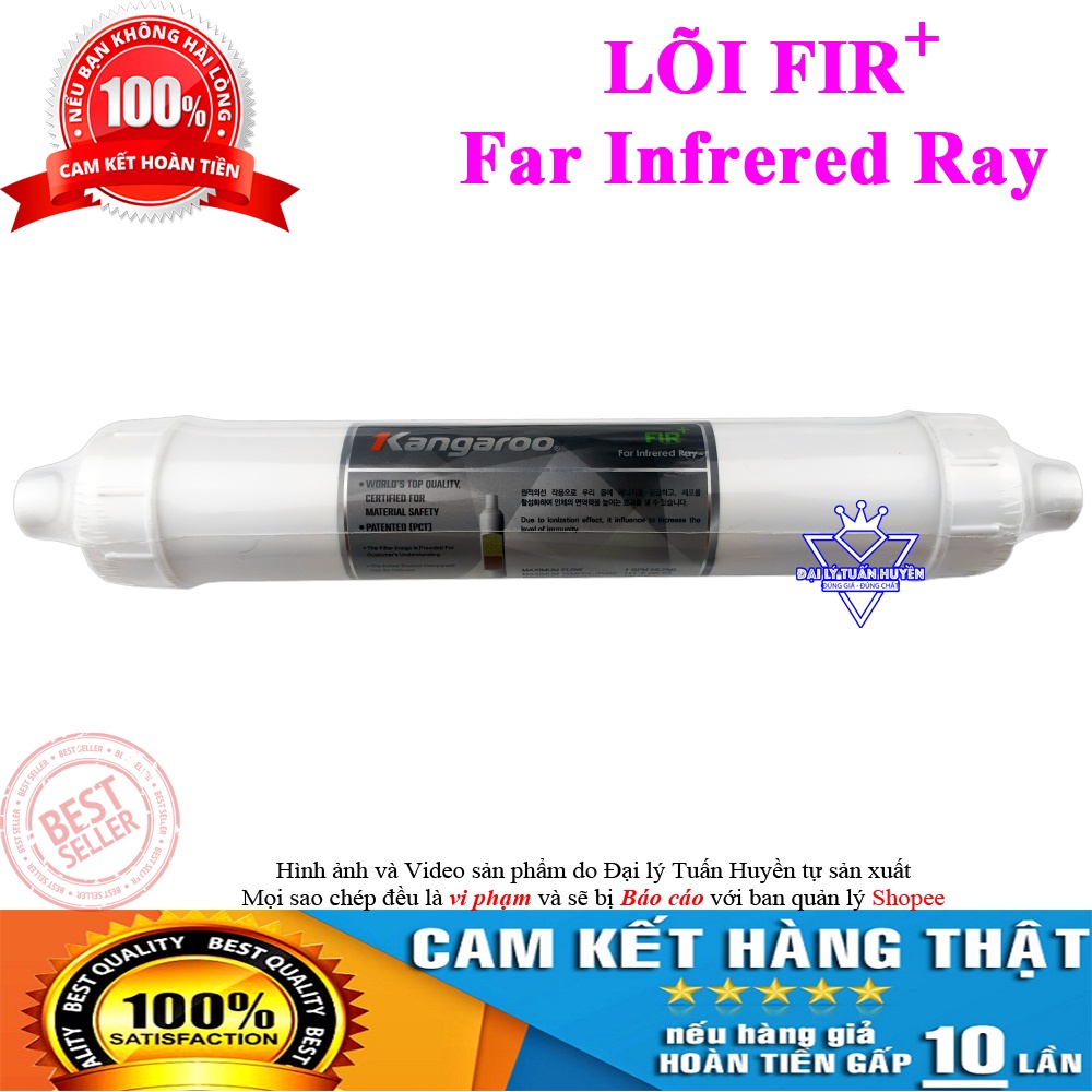 Lõi lọc nước 5678910 Hydrogen Kangaroo chính hãng (FIR+, OrpH+, HypH+, Mineral+, Nano Carbon+, 5 in 1+)