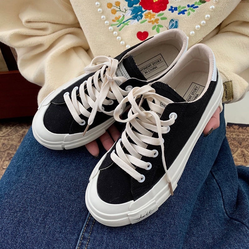 Giày thể thao phản quang, vải cavas đế bánh mì | BigBuy360 - bigbuy360.vn