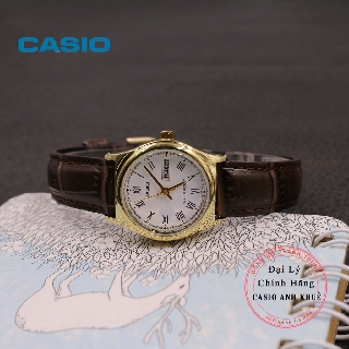 Đồng hồ nữ Casio LTP-V006GL-7BUDF dây da