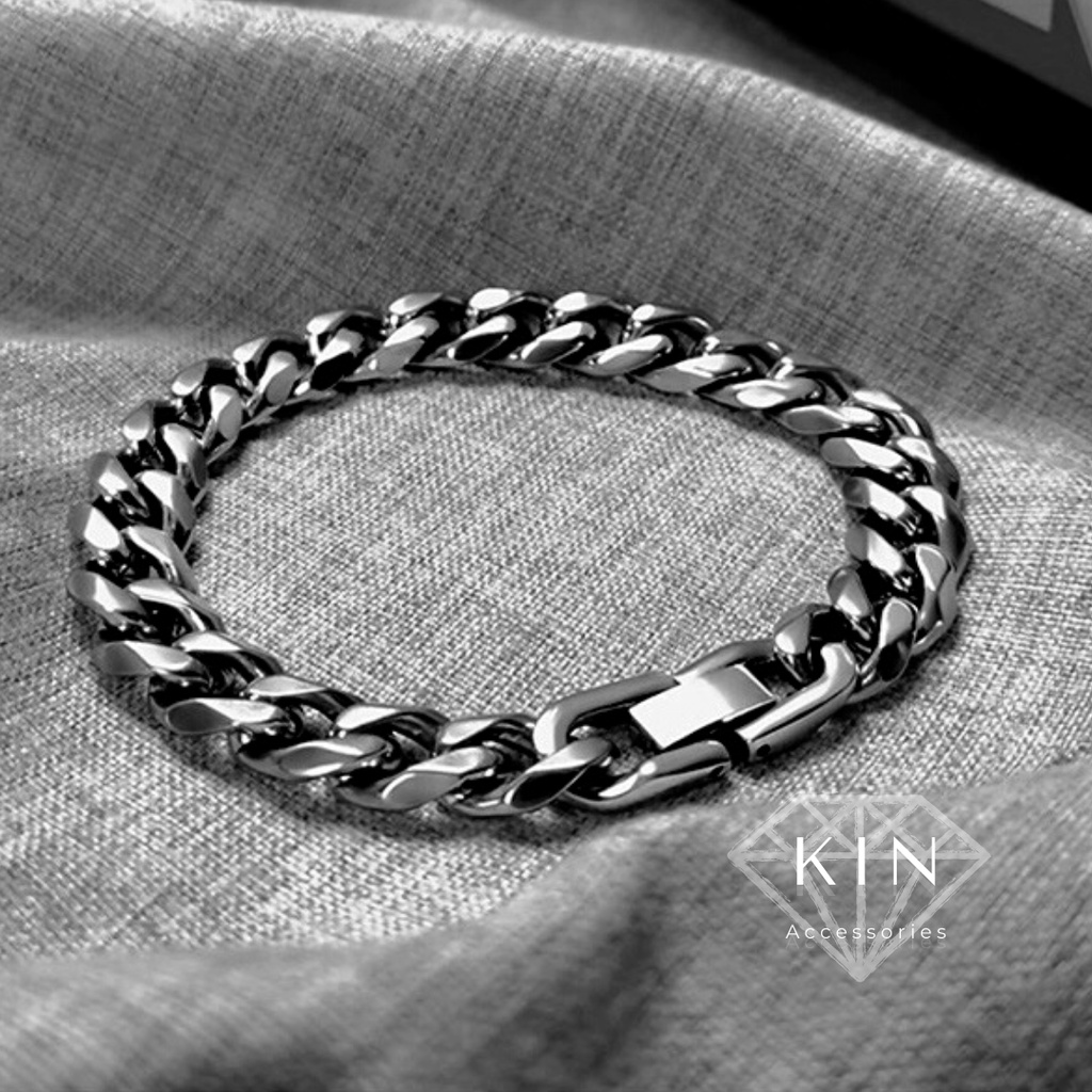 Vòng tay Cuban | Vòng tay Nam Vintage | Trang sức Bạc 925 | Lắc tay Retro by [KIIN Accessories]