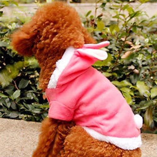 Áo Hoodie Tai Thỏ Dễ Thương Cho Thú Cưng