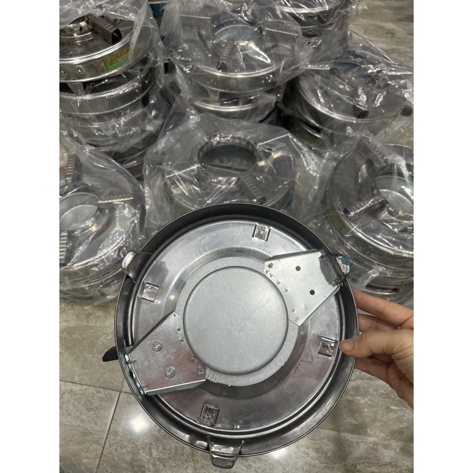 Bếp cồn inox FUJISHI bếp lẩu cồn tròn mini -  - Hàng Chính hãng