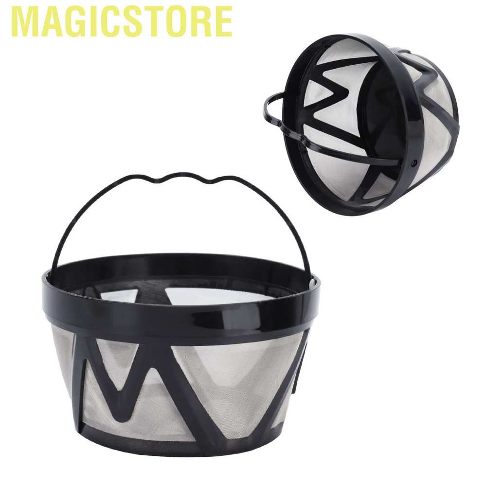 Magicstore Reusable Coffee Filter Basket Cup with 100Pcs Paper Machine Strainer Mesh