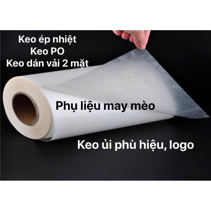keo dán vải ép nhiệt 2 mặt