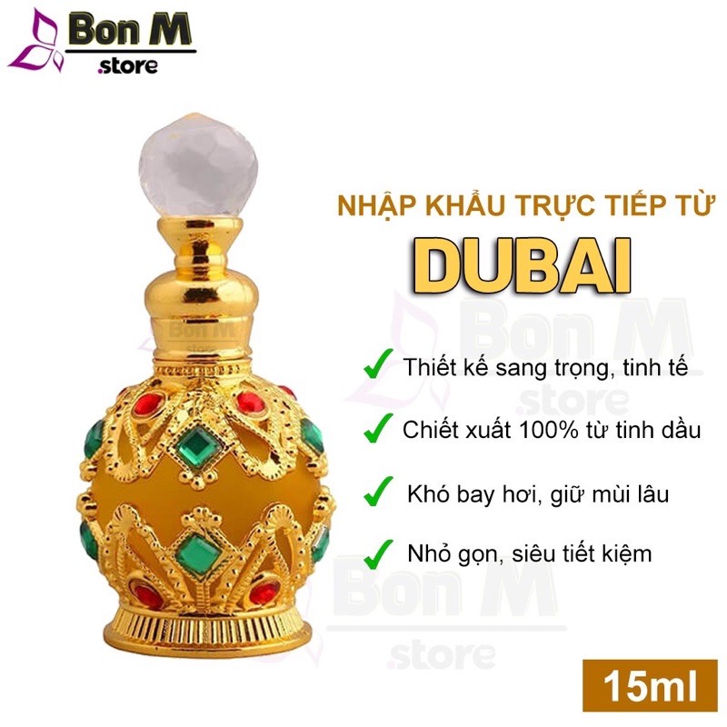 Tinh Dầu Nước Hoa Dubai Đá 15ml