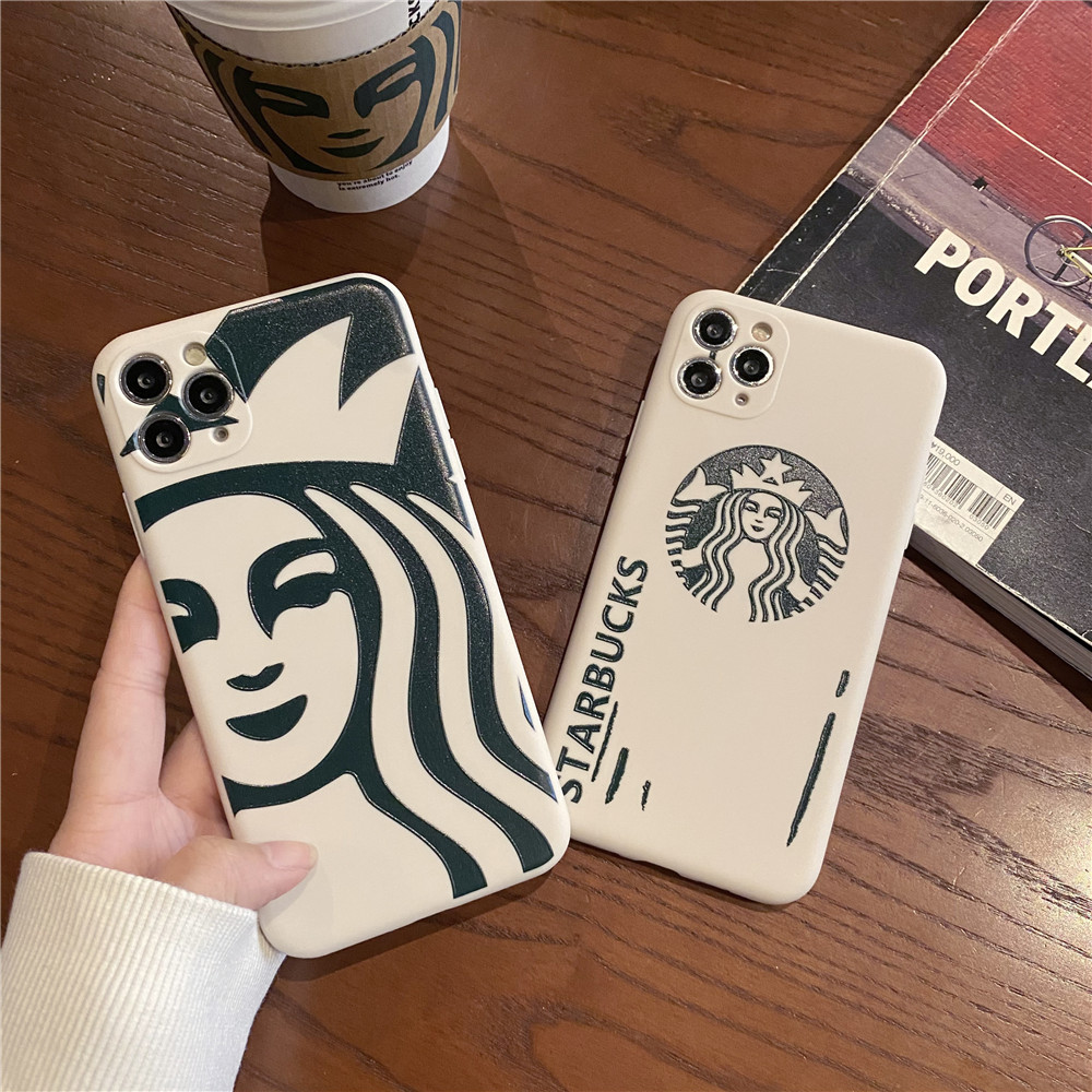 STARBUCKS Ốp Lưng Silicon Chống Sốc In Hình Starbuck Cho Iphone 12pro Max 12mini 11pro Max Xs Max Xr Se 2020 7 8 Plus | BigBuy360 - bigbuy360.vn