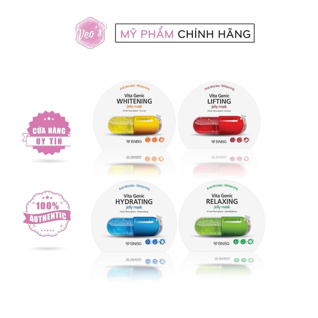 Mặt nạ giấy dưỡng ẩm BNBG Vita Genic Jelly Mask