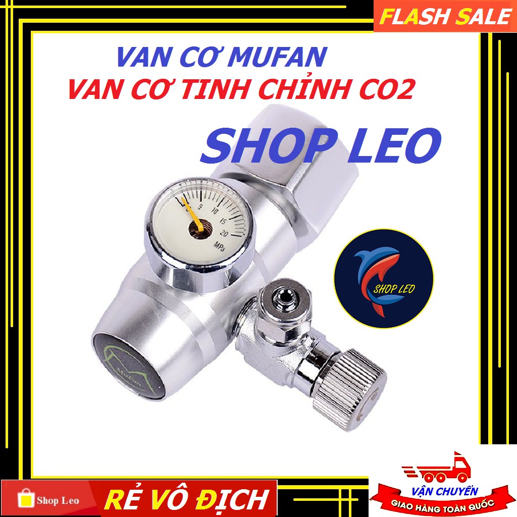 Van Cơ MUFAN - Van tinh chỉnh CO2 Mufan - 1 đồng hồ - Phụ kiện thủy Sinh - Shopleo