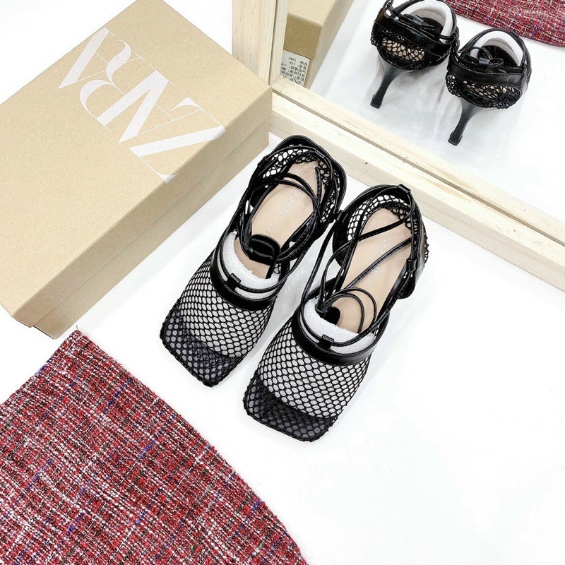 giày sandal lưới quấn cổ botega