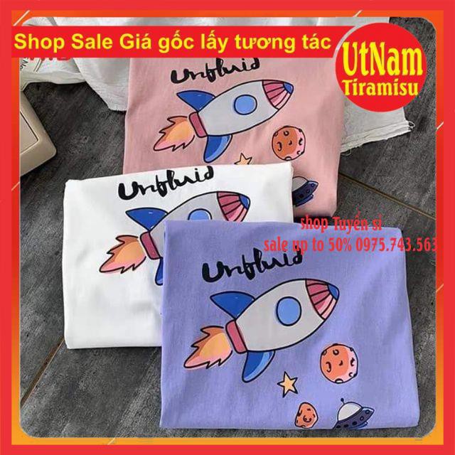 Áo phông tên un 🌸kiểu dáng unisex🌸Freesize 55kg🌸phong cách Hàn Quốc