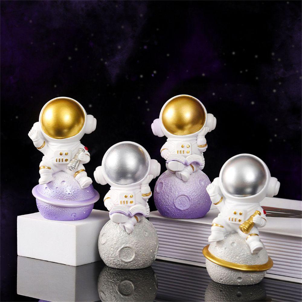 Mô Hình Tượng Phi Hành Gia Zaijie 24 Bằng Nhựa Resin Để Bàn Trang Trí Nhà Cửa