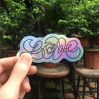 [TVHiep Lettering] Pack YÊU THƯƠNG - Holographic Sticker Pack