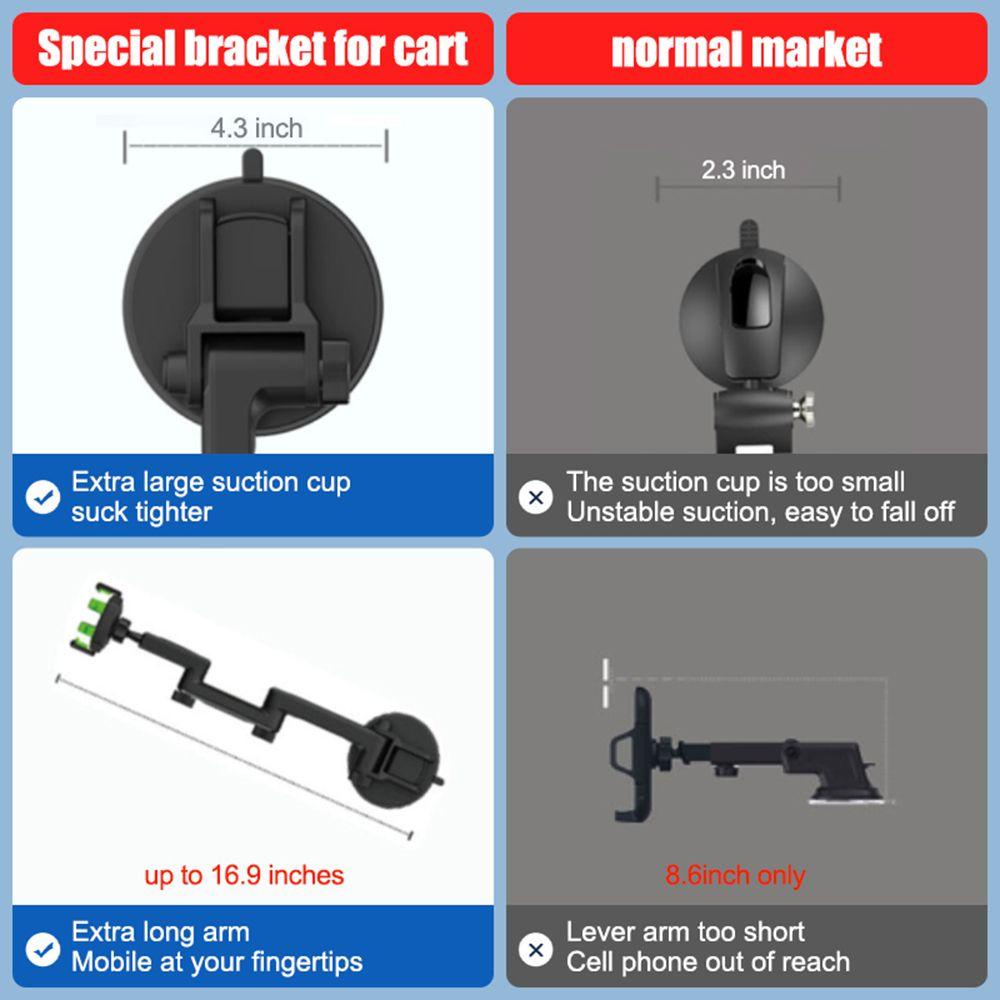 MYRONGVN Giá Đỡ ĐiệN ThoạI Xoay 360 Độ° Cốc Hút Chống Trượt Xoay Được Tiện Dụng Cho Xe Hơi