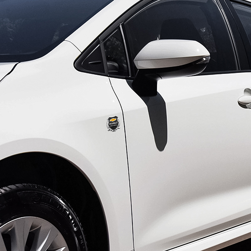 2 Nhãn dán kim loại trang trí ô tô Chevrolet Cruze Spark Aveo Captiva Trailblazer Colorado Orlando
