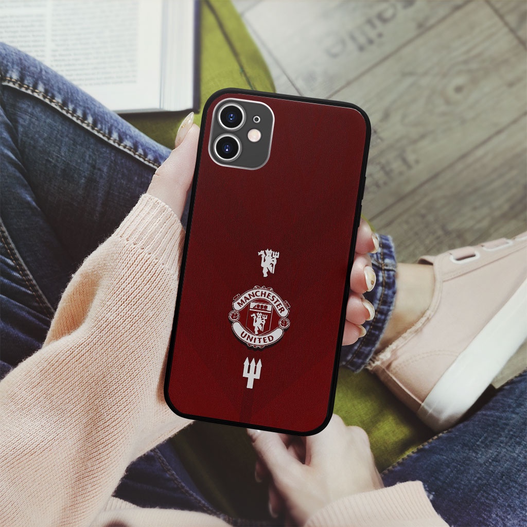 Ốp lưng logo manchester united 7 pro 13 11 12 promax 7 8 plus xs X Xr  ART20227031