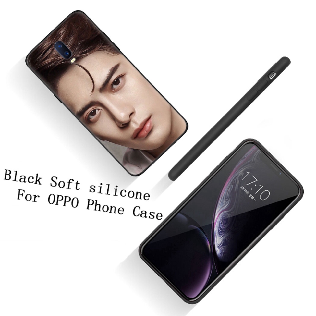 Ốp điện thoại silicon dẻo viền đen hình Jackson Wang cho OPPO F11 R17 PRO F1PLUS A9 R9 R9S R15 A1K A5 A9 2020