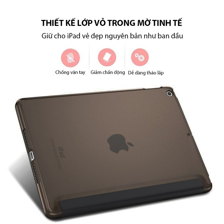 Bao Da Cover IPAD Màu Đen Full Size | BigBuy360 - bigbuy360.vn
