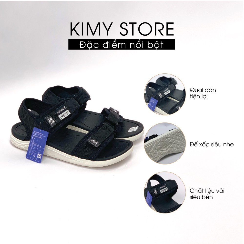 Sandal nam quai vải thời trang cao cấp - Hàng VNXK - Kimy Store