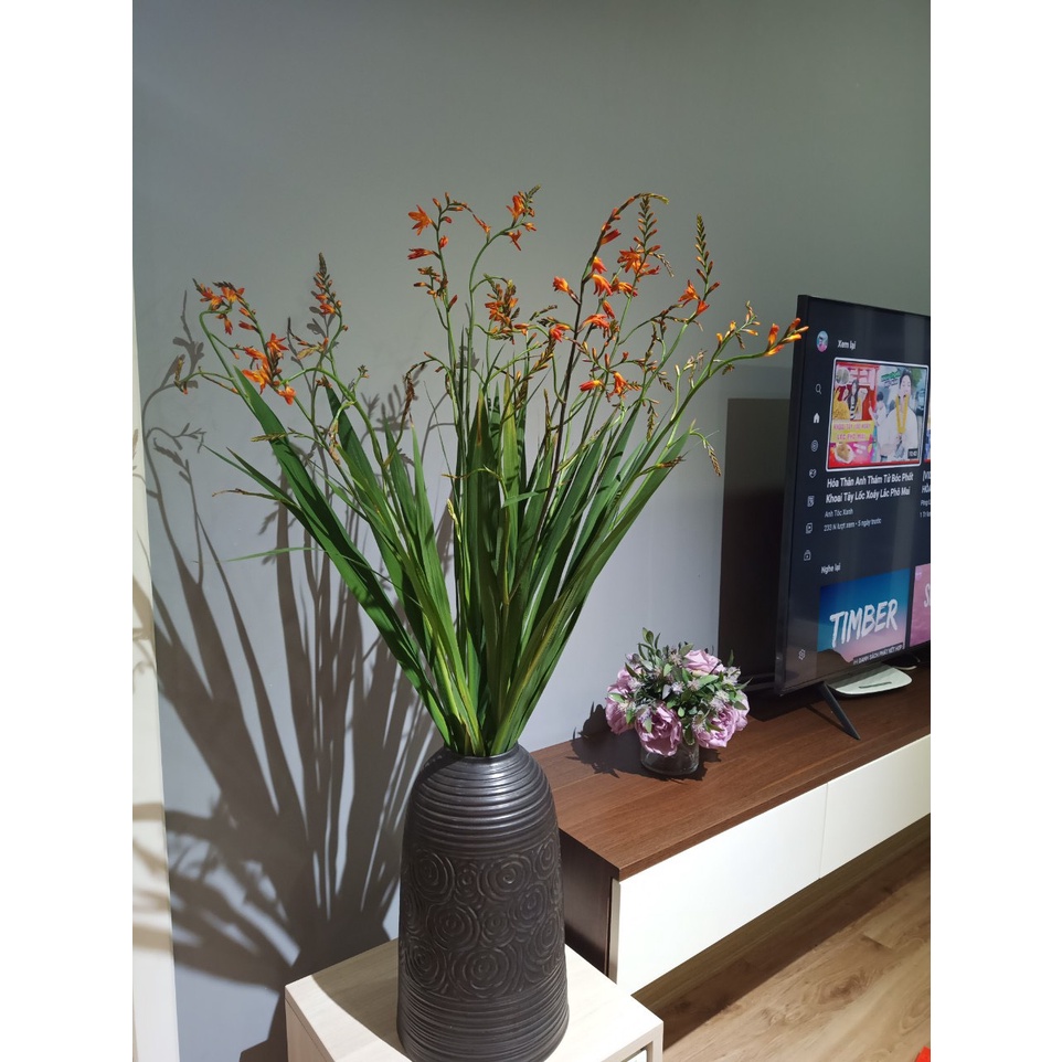 Bình Hoa Lọ Hoa Dáng Chuông Cao 35cm, 36cm Cắm Đào Lê Mận Đẹp Men Khô Gốm Sứ Bát Tràng -  Lynke Store