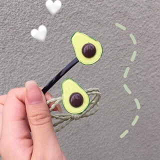 Kẹp tóc bơ - cột tóc bơ