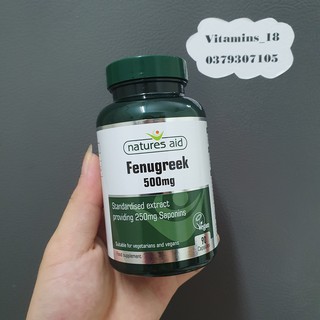 Lợi sữa cỏ cari Fenugreek 500mg 90 viên