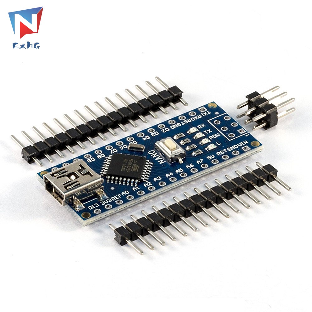 ExhG❤❤❤High quality Nano V3 ATmega328/CH340G Module Micro USB Pin Headers Compatible for Arduino Nano V3.0 @VN