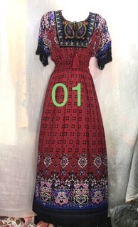 Đầm lanh maxi ( đầm đi biển)