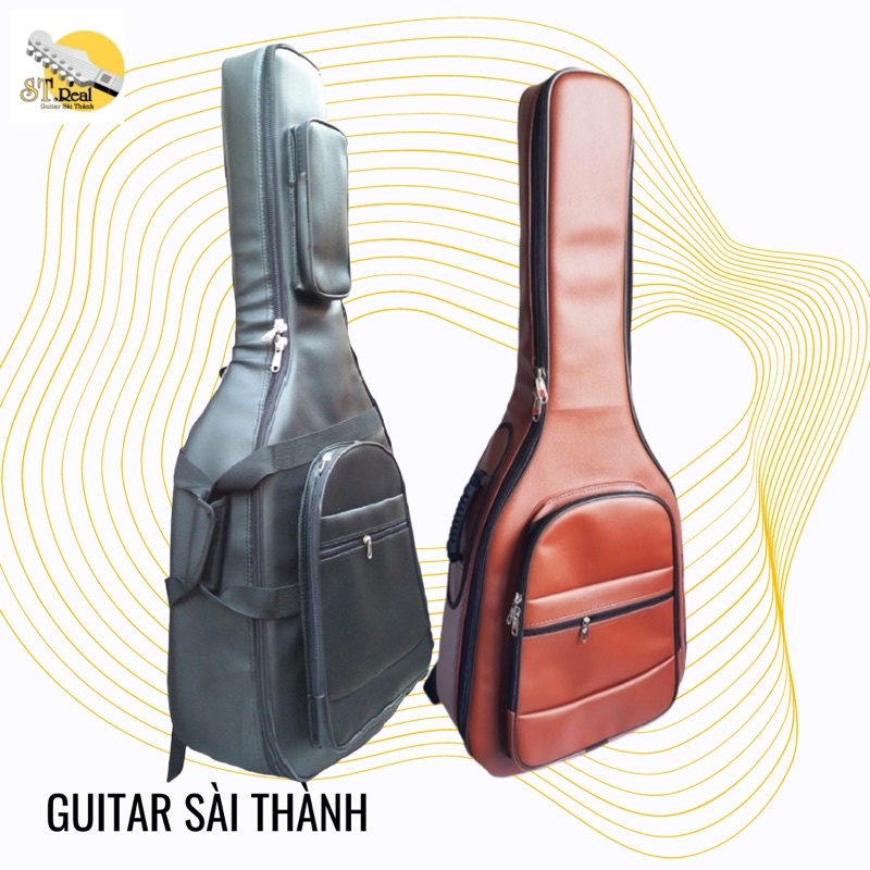 Bao Da Guitar ST.Real Guitar Sài Thành mã D11 chất liệu da 5 lớp