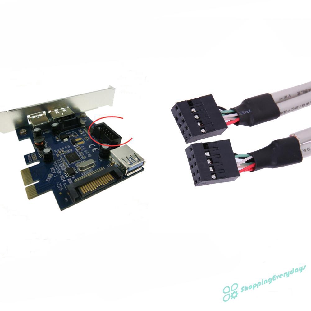 Dây Cáp Chuyển Đổi Cổng Usb 2.0 Sang Cổng Bo Mạch Chủ 9pin 4 Cổng | BigBuy360 - bigbuy360.vn