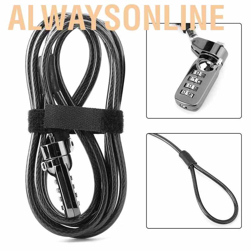Ổ khóa 4 số chống trộm chất lượng cao tiện dụng cho laptop