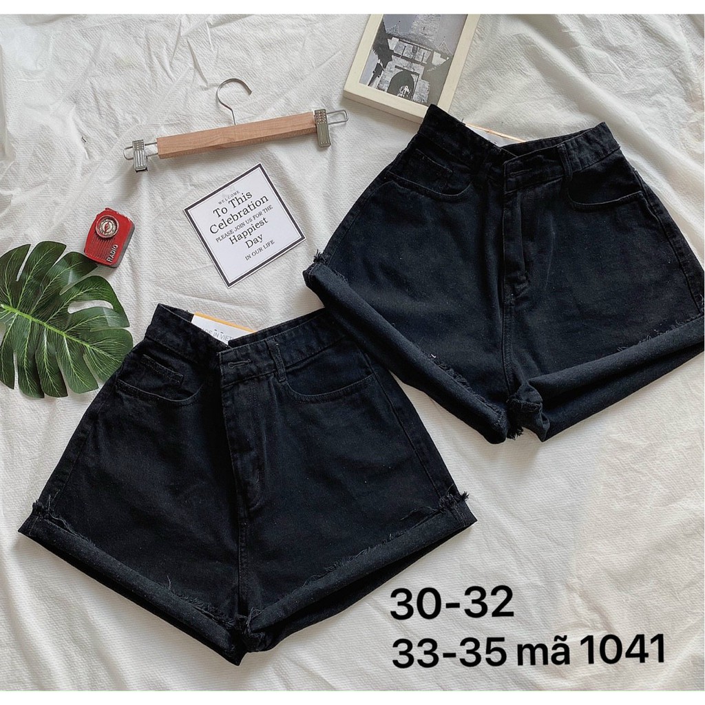 Quần Short Đen Trơn bigsize VNXK size 30 đến 35 Ms 1041 | BigBuy360 - bigbuy360.vn