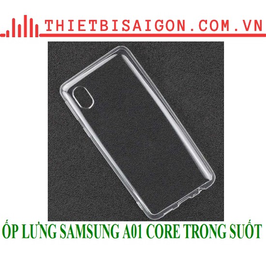 ỐP LƯNG SAMSUNG A01 CORE TRONG SUỐT