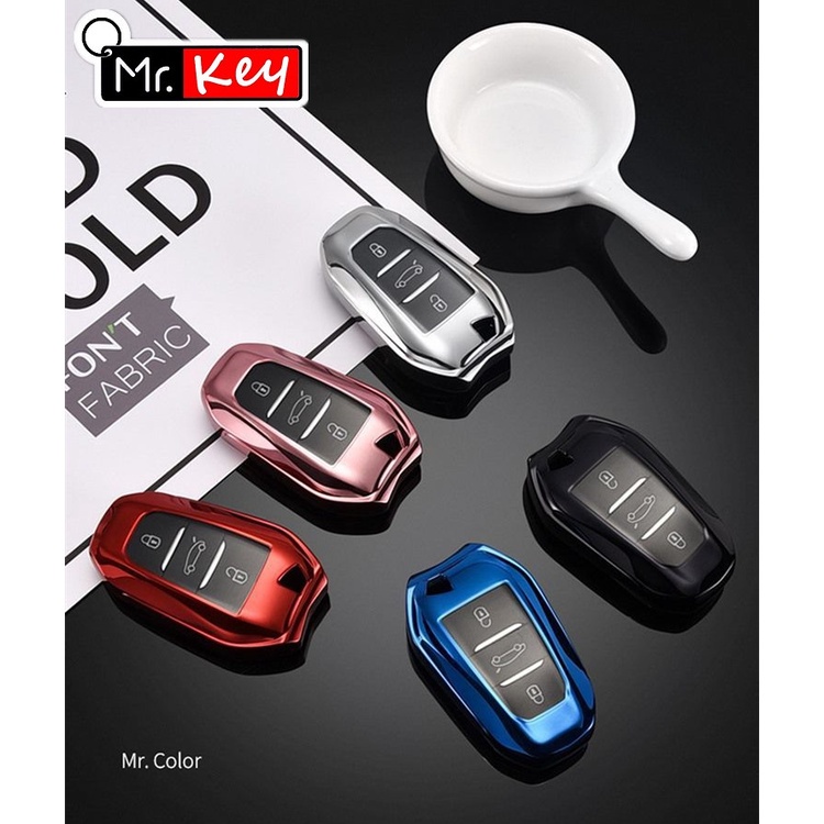Vỏ bảo vệ chìa khóa xe hơi Peugeot 2008 / 3008 / 4008 / 5008 / 308 / 408 / 508 chất lượng cao