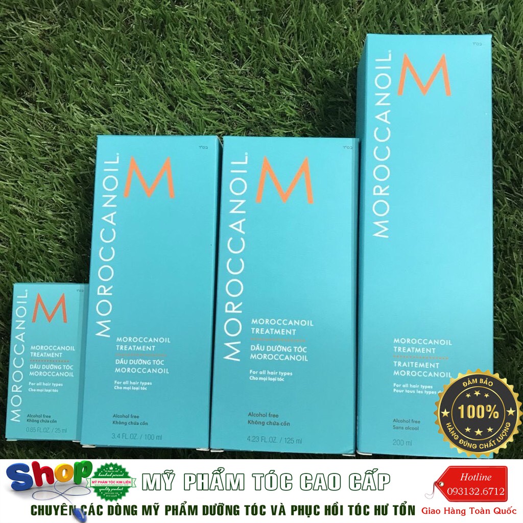 [Moroccanoil-chính hãng] Tinh dầu dưỡng phục hồi tóc hư tổn khô xơ Moroccanoil Treatment 200ml