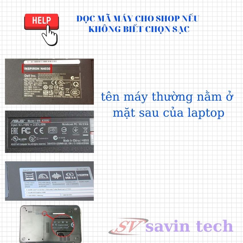 Sạc máy tính dell 4,62A chân kim to savinhitech, sạc laptop dell 90W zin cao cấp bảo hành 12 tháng