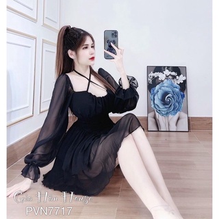 BIGSIZE ĐẦM VOAN PHỐI YẾM