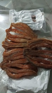 Khô cá lóc đồng nhà làm
