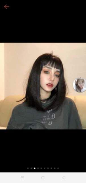 Tóc giả nữ đẹp ❤️❤️ FREESHIP ❤️ ❤️nguyên đầu cúp 35cm h6104